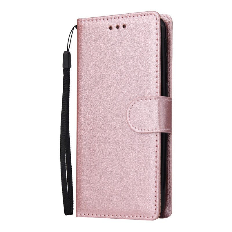 Y6 Case Magnetic Flip Case for Funda Huawei Y6 Case Classic Leather Phone Cases for Huawei Y 6 MRD-LX1 Cover Etui: Pink