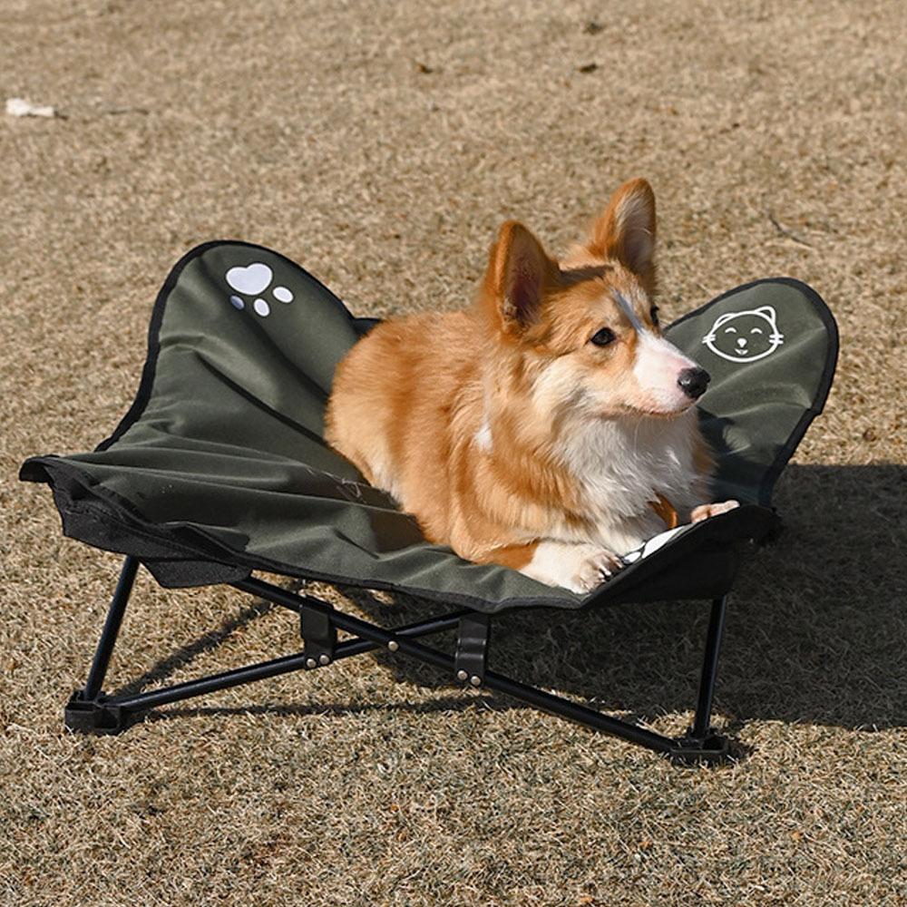 Lit pliant d&#39;extérieur pour chiens, couverture Portable pour chats, tapis de coussin pour animaux de compagnie, canapé pour petits et grands chiens, Camping, couchage avec sac de transport