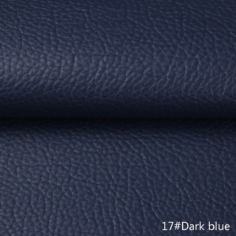 50*135cm PU Litchi Pattern Faux Leather Fabric Artificial Synthetic Leather DIY Sewing Bags Belt Sofa Leather Decor Material: 17