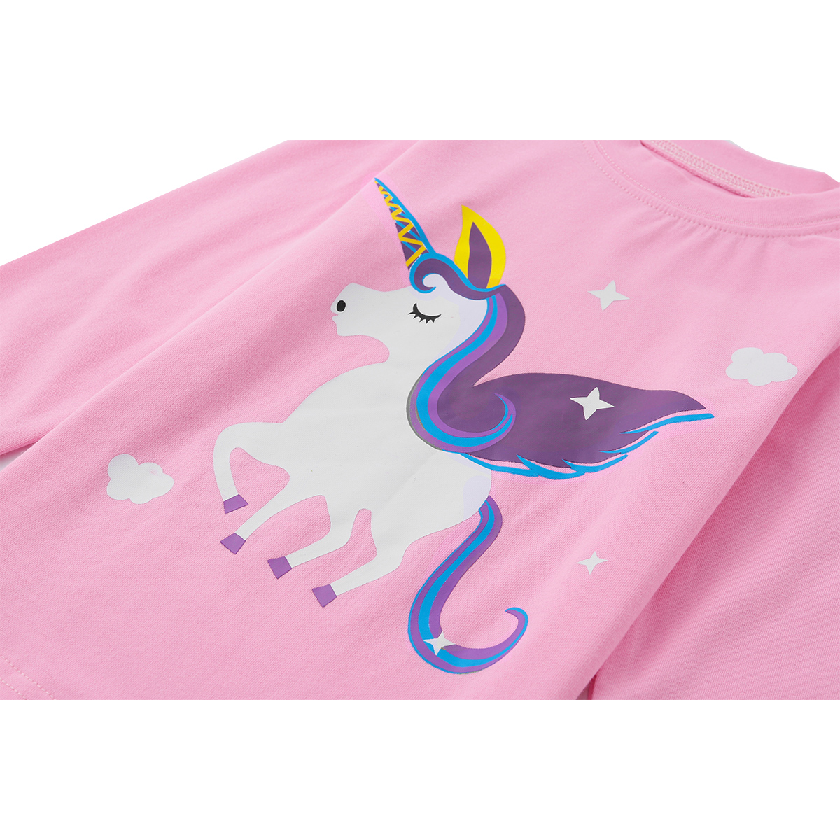Pigiama per bambini unicorno Junellz pigiama unicorno rosa ragazza pigiama ragazza bambino ragazza pigiama 100% cotone pigiama per bambini PJ