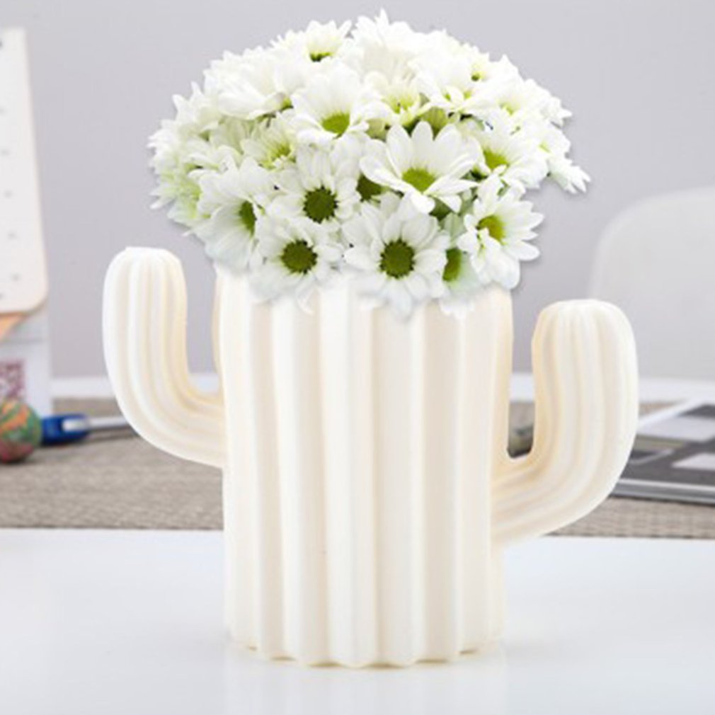 Multifunction Cute Cactus Shaped Magnetic Pen Holder Pencil Pot Home Office Desk Stationery Storage Box