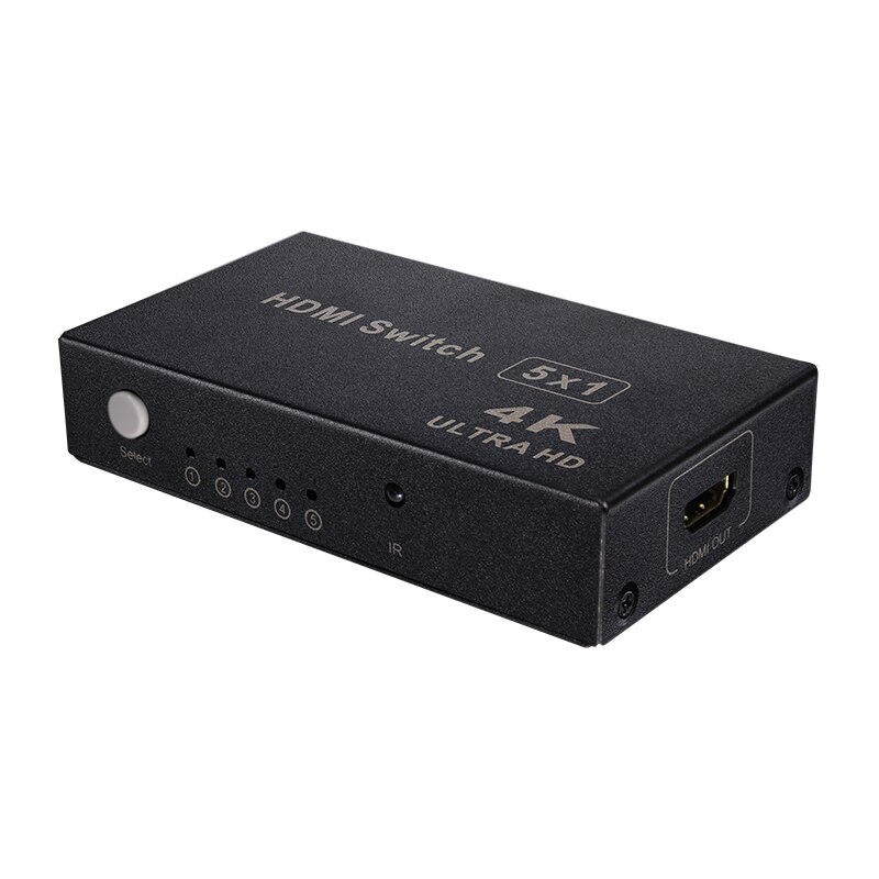 3D 1080p HDMI Switcher 5 Port 4K support Signal Input Switching 4K*2K Hub Adapter Remote HDMI Switch Switcher Selector Box
