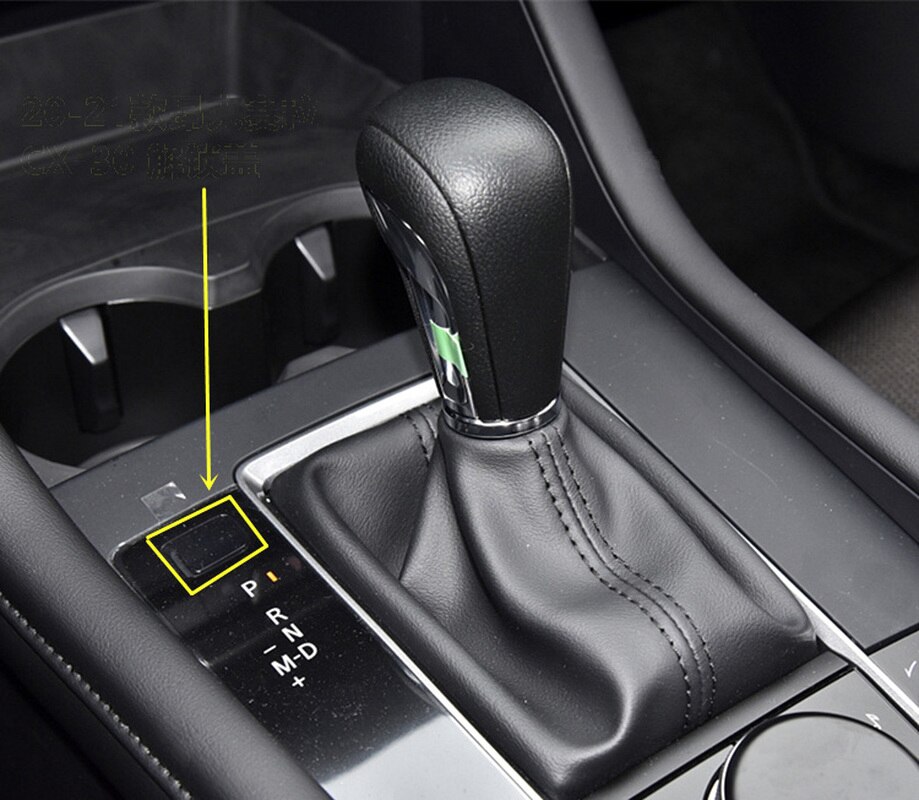 Echt Shift Lock Release Cover Gear Shift Panel Cap Voor Mazda CX-30 Axela
