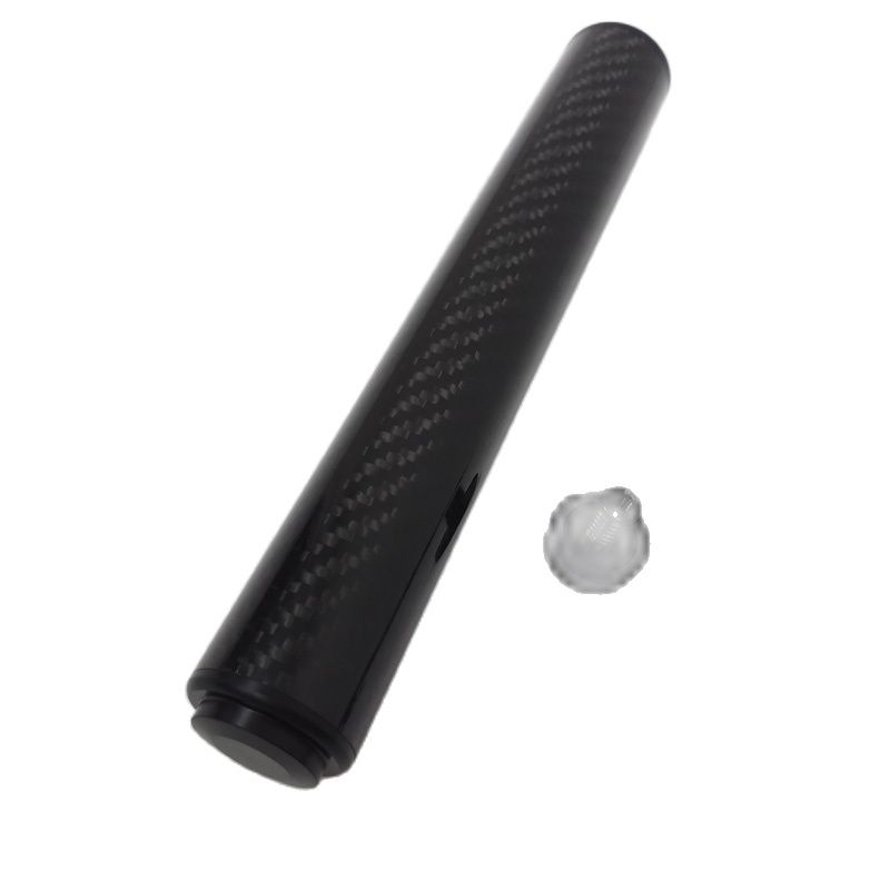 Xmlivet 8 pollici nero in fibra di carbonio Biliardo spunto estensioni con respingente per Jacoby stecche da Biliardo spunto estensore commerci tutto'ingrosso