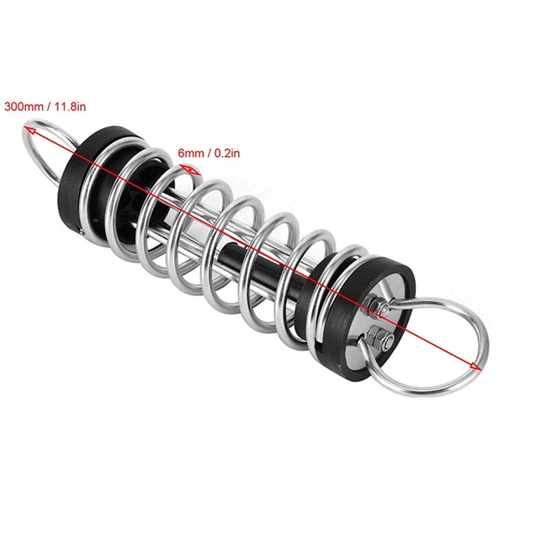 ISURE MARINE Stainless Steel Boat Anchor Dock Line Mooring Spring 6mm x 300mm 1Pcs