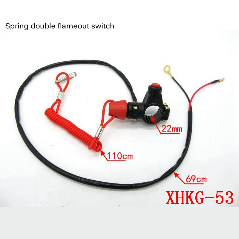 Emergency Stop Switch Button Kill Practical Lanyard Boat Cut Off Safety Tether Outboard Motor Accessories