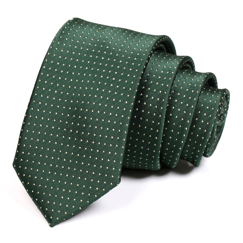 Corbata verde de 6CM para hombre, traje de negocios de , corbata de cuello Formal a la , corbatas delgadas con caja de , novedad de: Default Title