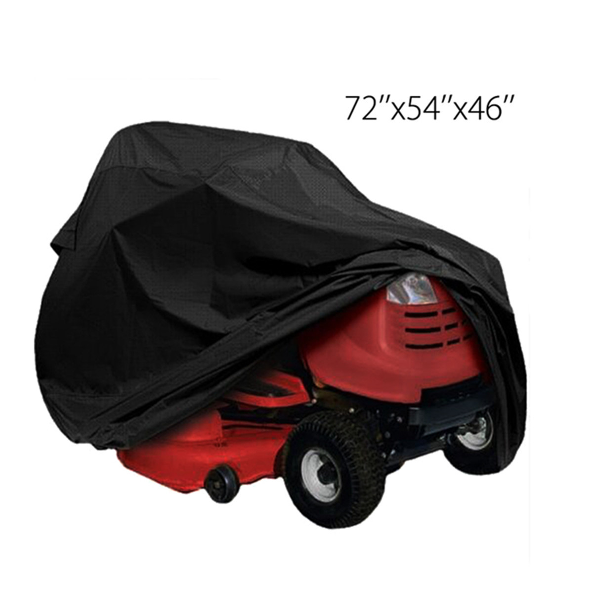 Black Waterproof Dust Covers for Agricultural Machinery Furnitures Sunscreen Tractor Mower Cover Home Decor