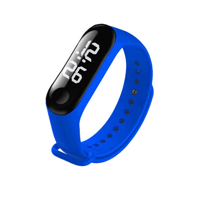 Reloj Digital femenino para Mujer, Relojes Digitales femeninos, Zegarek Damski, femenino, Bayan Kol Saati: Blue