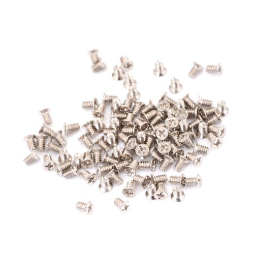 Pc-fodral 32*6mm hårddisk d caddy swap server fackmontering skruv platt försänkt huvud gör-det-själv-dator  c 100 st: Silver-