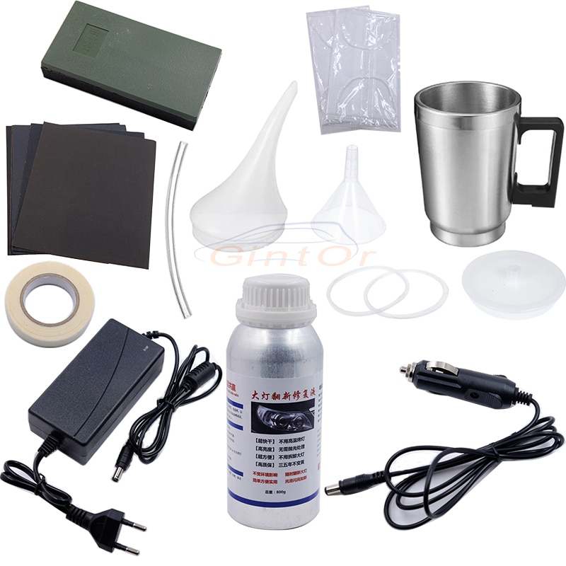 Auto Koplamp Reparatie Kit Polish Koplamp Schoon Kit Polijsten Reparatie Niet-Kras Coat Scratch Repair Kit Koplamp