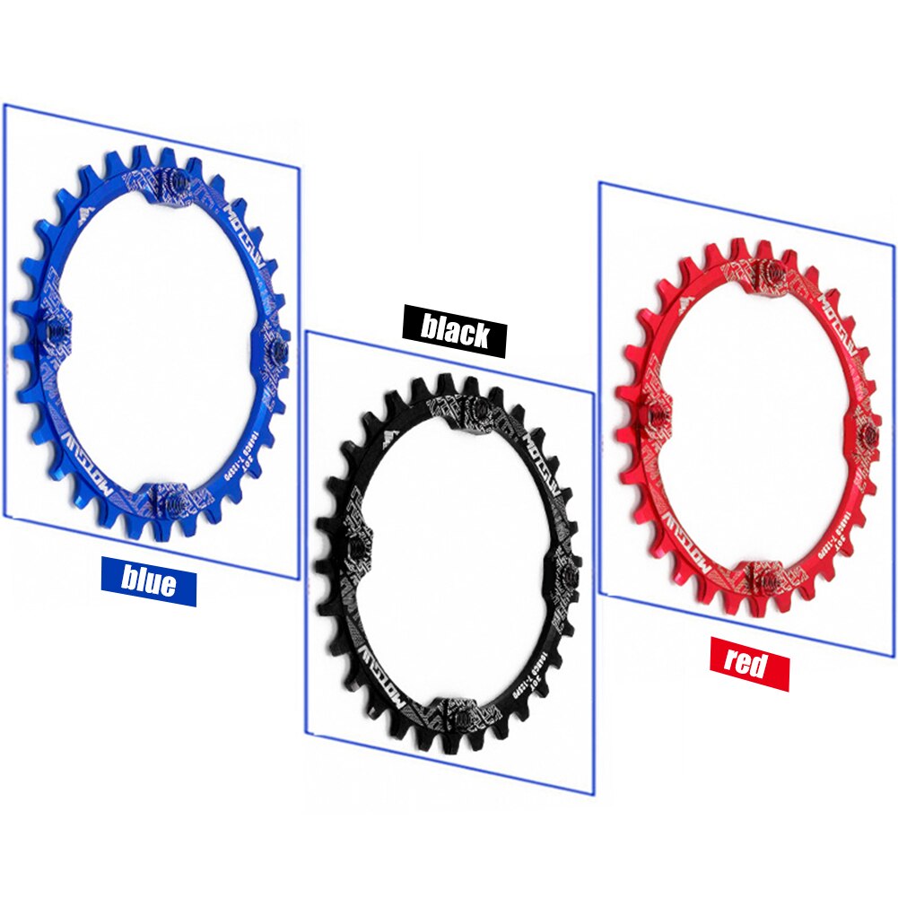 104BCD Chainring Round Mountain MTB Bike Chainring Aluminum Alloy Ring Sprocket Chainwheel 30T Tooth Single Disc Crank Parts