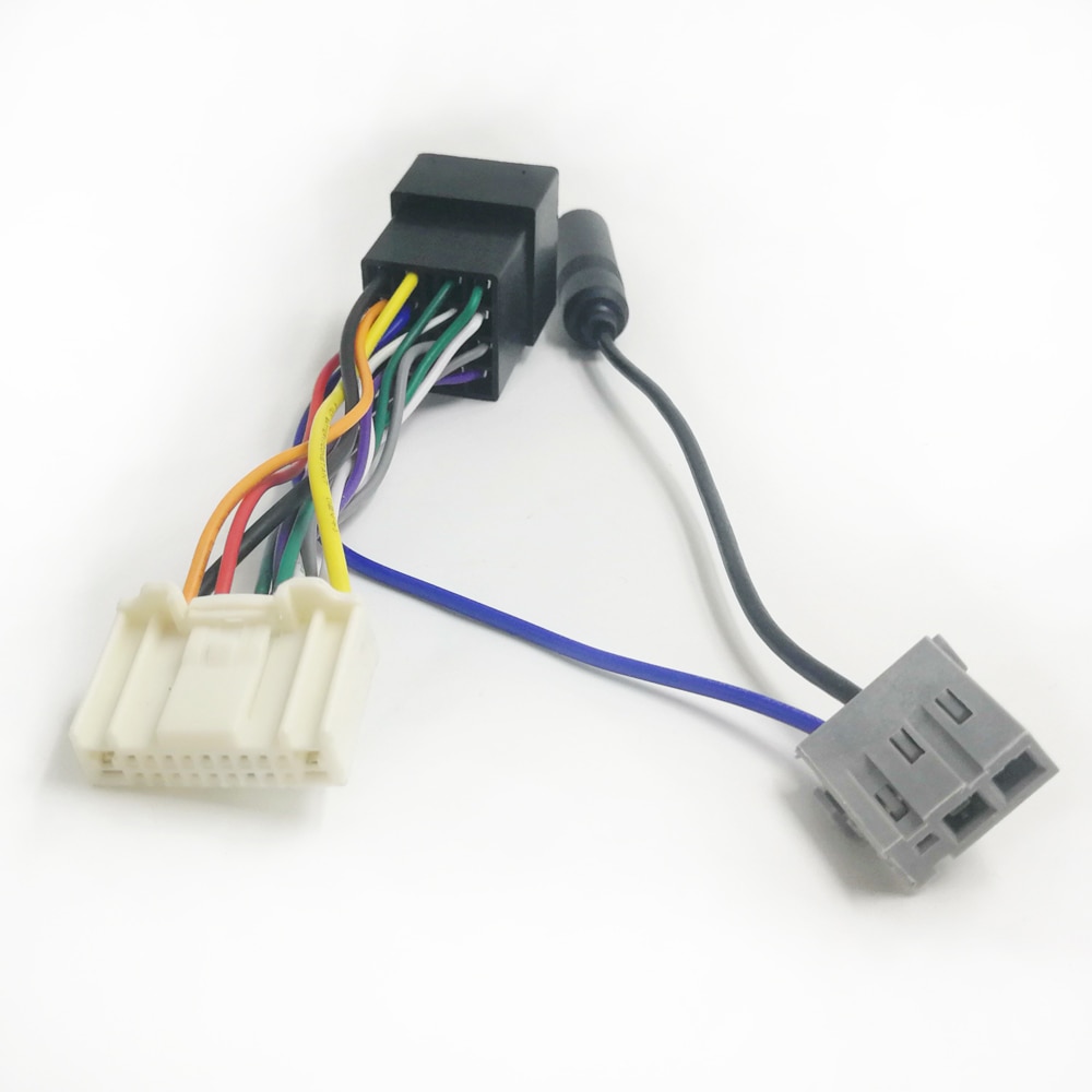 Biurlink Auto Stereo ISO Harness Kabel Bedrading Antenne Adapter Voor Nissan LIVINA TIIDA