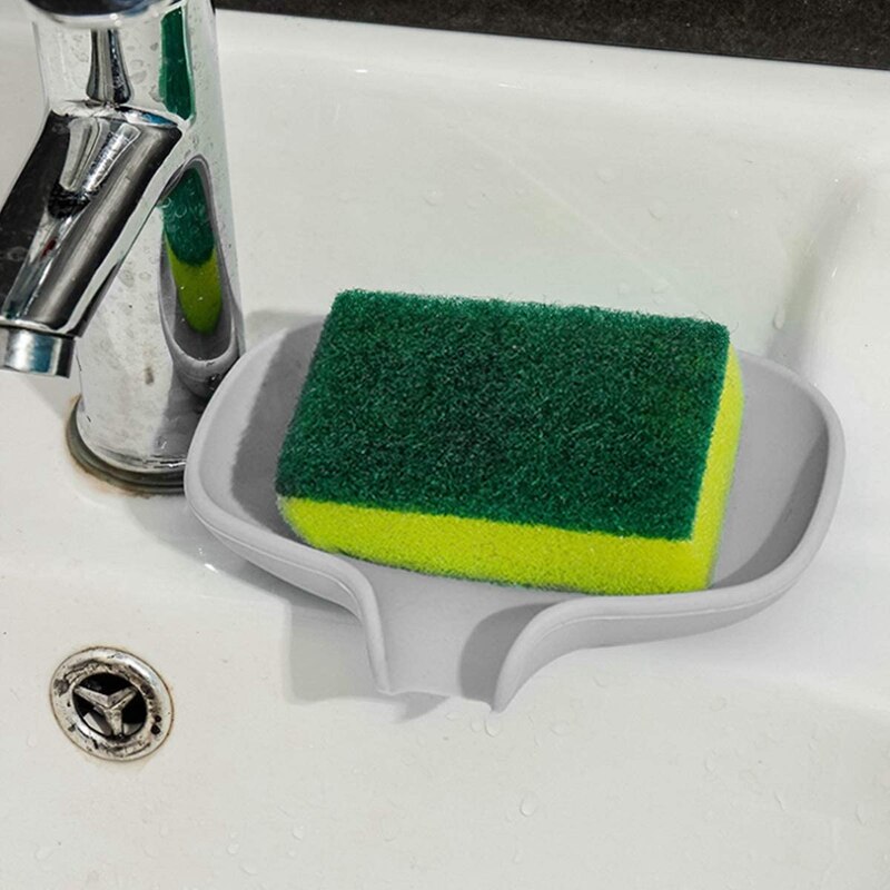 3Pcs Afvoer Zeepbakje, Zeep Stand Met Douche/Badkamer, zelflozend Waterval Zeepbakje Houden Zeep Droog