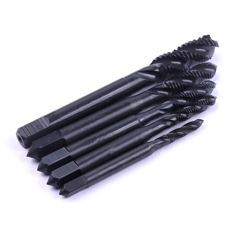 5Pcs M3 To M8 Nitride Screw Tap Metric Spiral Hand Thread Screw Tap Spiral Hand Thread Tap Screw Spiral Point Thread Metric Plug