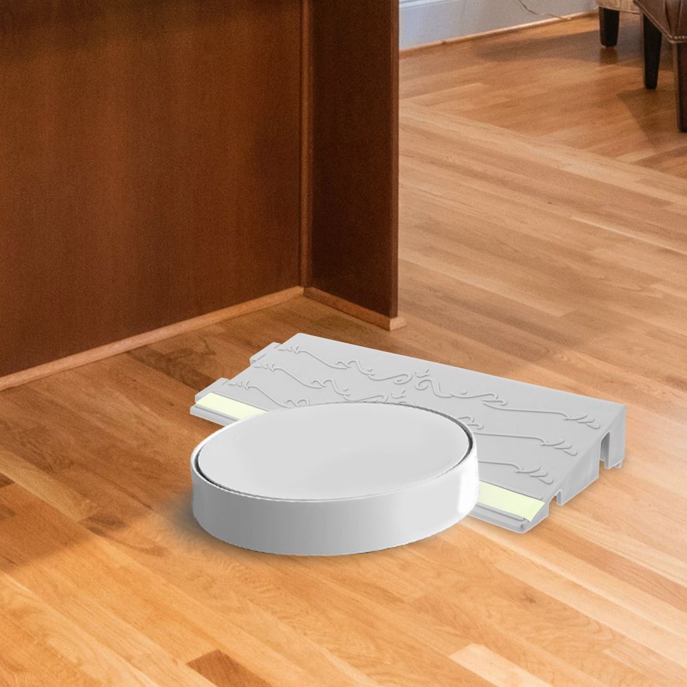 25X4.5 Zwart Fluorescerend Plastic Oprit Vegen Robot Klimmat Thuis Deur Hellingen Anti Slip Eenvoudige Installatie Entry