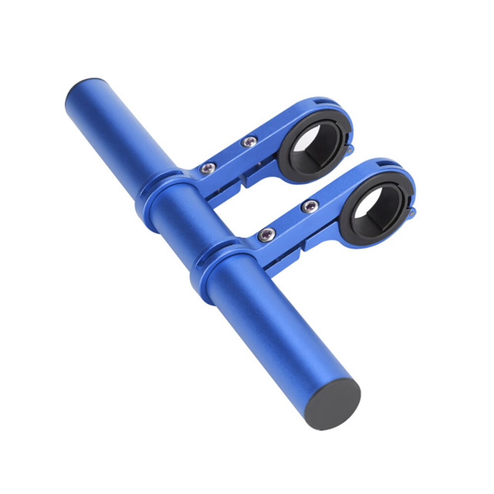 20CM Tube Bicycle Handlebar Extender Mount Mountain Bike Cycling Lamp Holder Accessorie: 20cm Blue