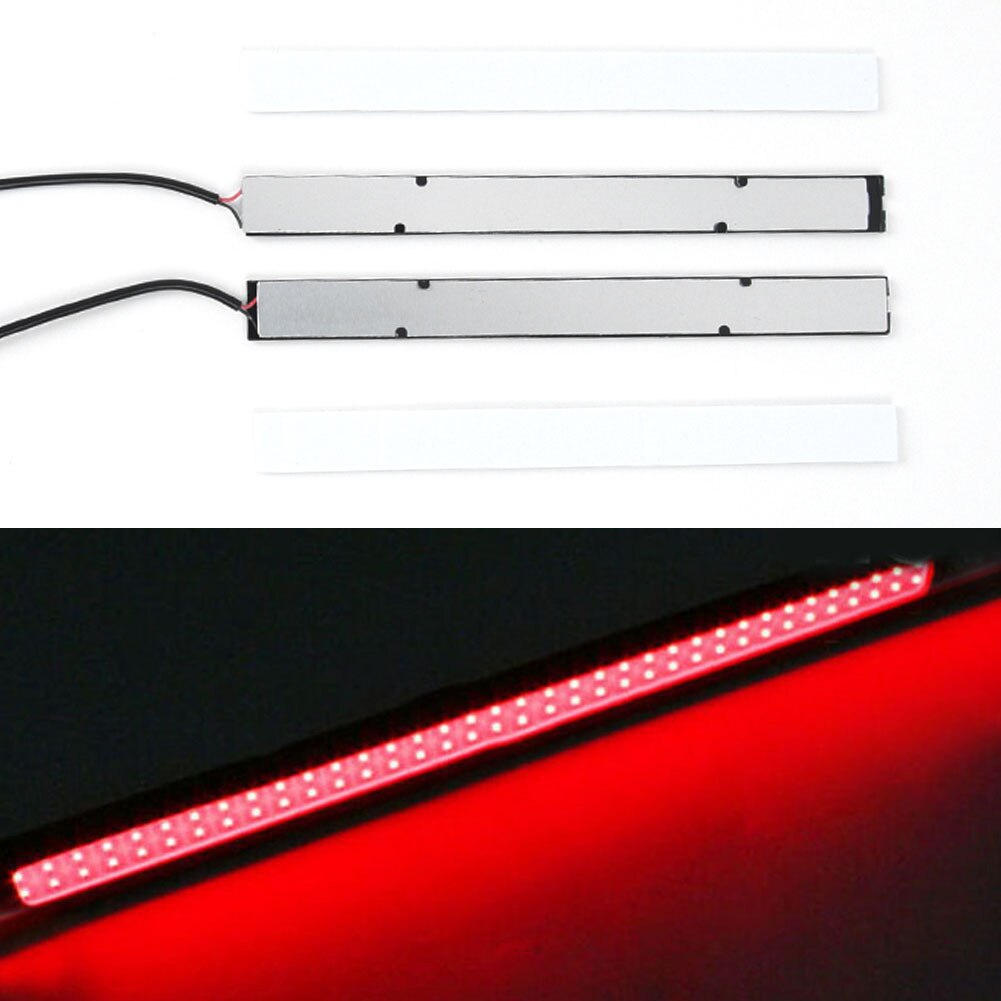 Set Auto Led Verlichting Waterdicht 12V Accessoires Drl Mistlamp Rood Vervanging