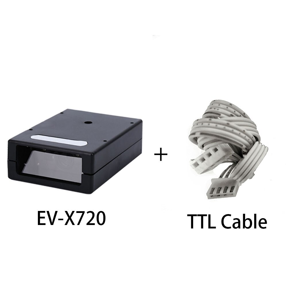 Mini Size Barcode Scanner Module Usb Barcode Reader Met Goedkoopste Prijs 1D &amp; 2D Ttl RS232 Seriële Self-Inductio qr Barcode Scanners: EV-X720 1D CCD TTL