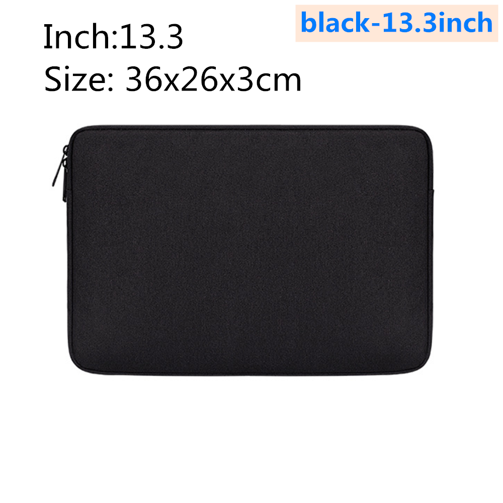 Waterproof Notebook Case for Macbook air pro 13.3 14.1 15.4 15.6 inch for Apple Millet Notebook felt liner package Case: black-13.3inch