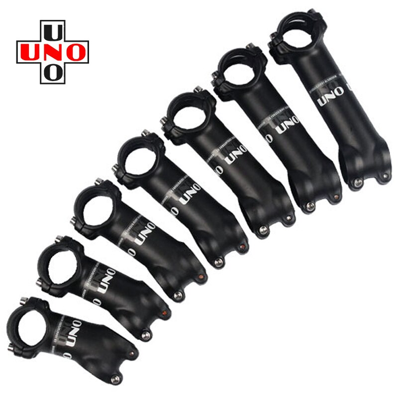 UNO Bike attacco manubrio bicicletta 1-1/2 "1/4mm Riser manubrio per BMX MTB Road Bike 7/ 17/ 35 gradi da 60mm a 31.8mm lega di alluminio