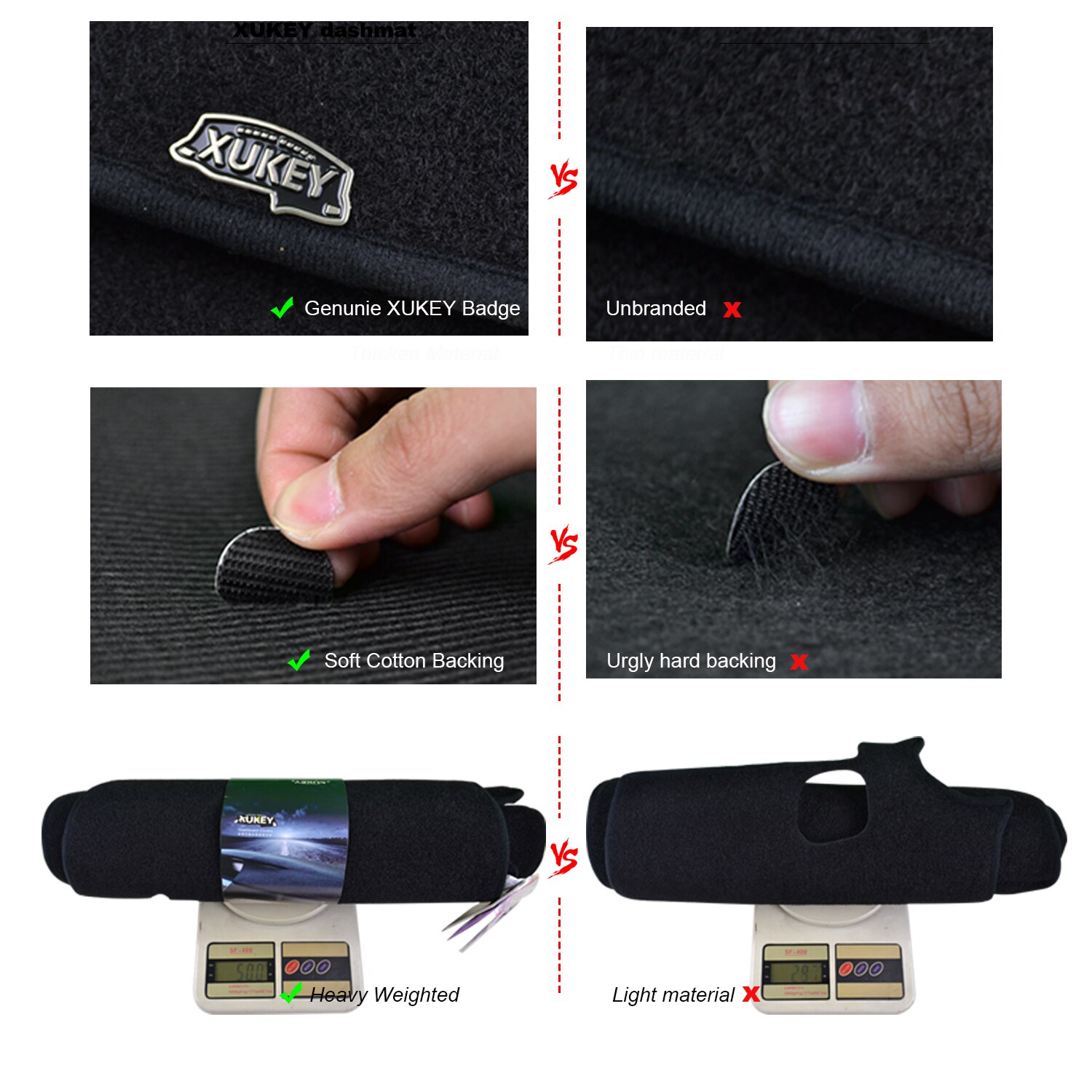 Car Dash Cover Mat Dashmat Dashboard Cover For Subaru XV Impreza Crosstrek -