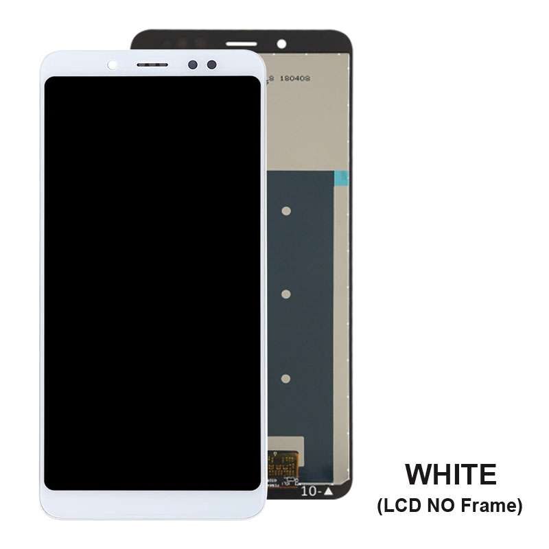 Originele Xiaomi Redmi Note 5 Redmi Note 5 Pro Lcd-scherm 5.99 "Touchscreen Digitizer Met Frame: White without Frame