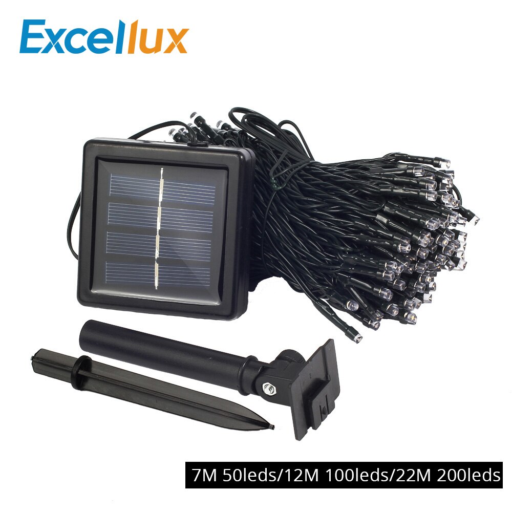 50/100/200 LED String Lights Outdoor Christmas Solar String Fairy Lights For Party Street Garlands Solar Chrismas Light
