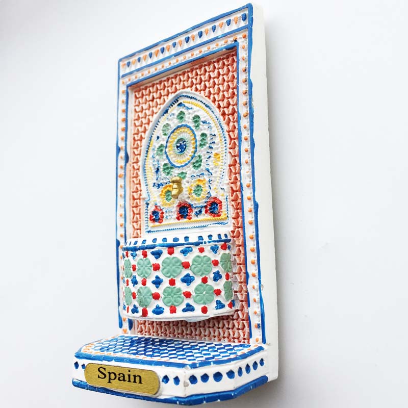 Magnet / Aimant de réfrigérateur artisanal - Souvenir du Maroc en