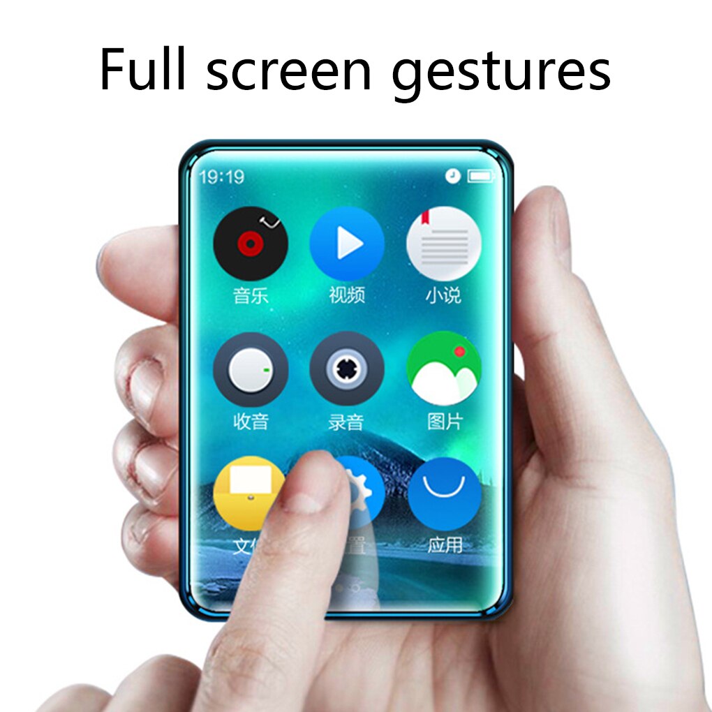 4/8/16GB MP3 MP4 Player Touch Control 2.8-inch Screen HiFi Video Player Students E-book Reader Music Listening