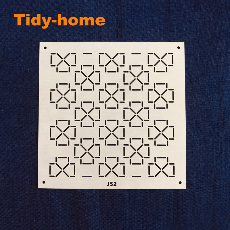 Sashiko Drawing Template Sashiko Stencil Flower Template Sashiko Accessories