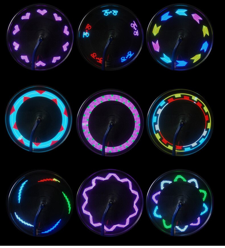 Led Lights 32 Led String Lights Bicycle Motorcycle Bike Tire Wheel Lights LED Flash Spoke Light Lamp Outdoor Party Lights
