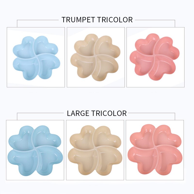 Plateau de fruits en forme de cœur, assiettes créatives, boîte de rangement, assiettes de fruits secs, assiettes de collation, bonbons, assiette à Dessert, conteneur