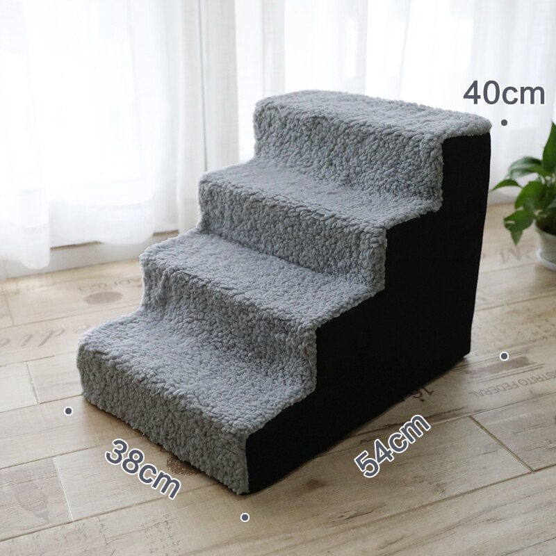 Pet Stair Dog Climbing Small Stairs Kitten Dog Stepping Pet Stairs Stepping Bed Four-layer Climbing Dog Ladder Go To Bed Ladder