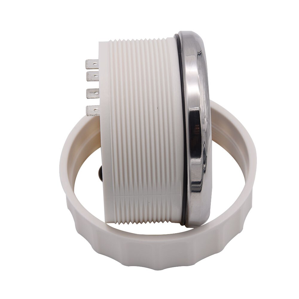 85mm Gauge Car Boat M16/M18 Tacho Sensor Marine Tacho Meter with LCD Hourmeter 4000 RPM Boat Tachometer 12V/24V Red Backlight