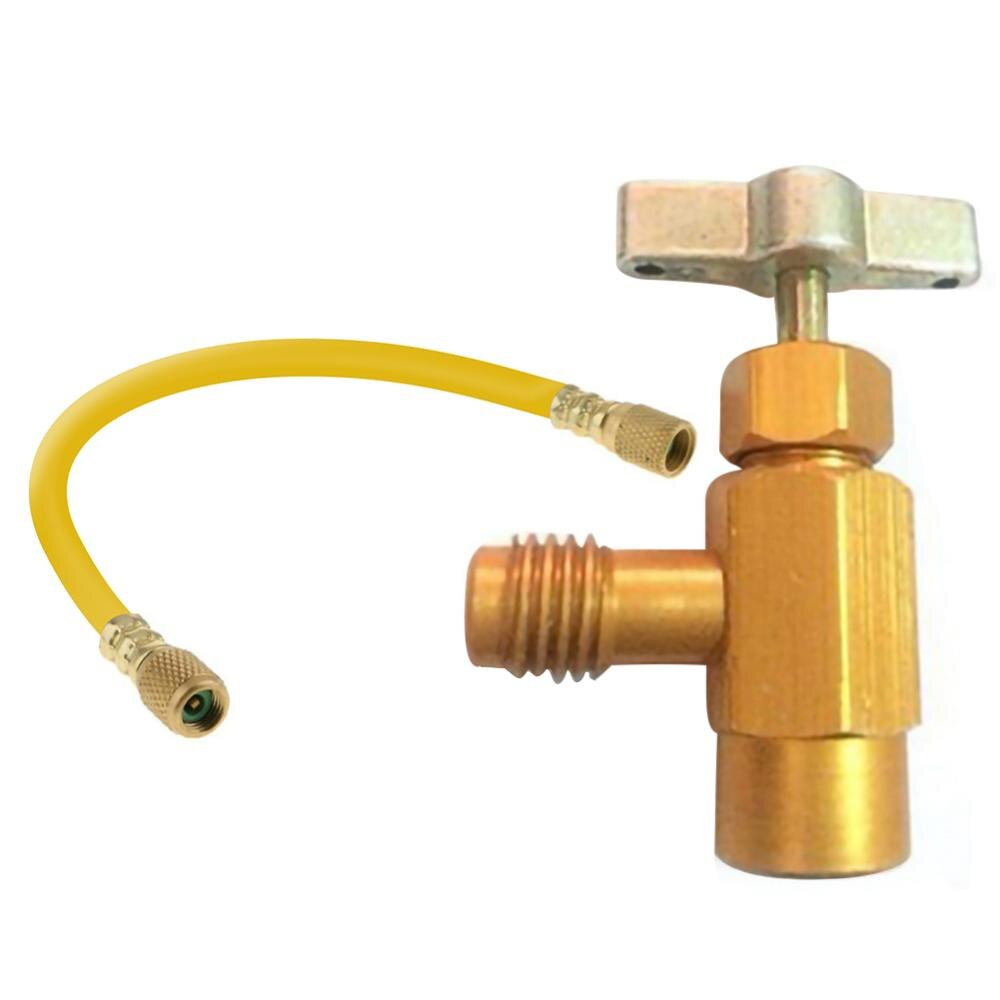 Abridor de botellas de refrigerante, adaptador de rosca SAE 1/4, válvula de abridor de R-134a, adaptador de piezas de automóviles, herramienta de acondicionamiento de repostaje, 3 uds.
