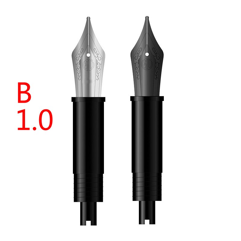 Original HongDian Nib Pen Nibs F/EF/B Nib For Fountain Pen Pens Replacement Nib Nibs Spare Part Office Practice Supplies: 2pcs B
