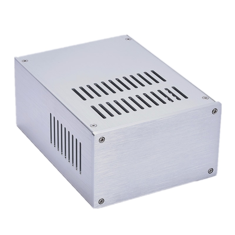 Boîtier amplificateur de puissance audio à châssis en aluminium, 168x100x229mm, à monter soi-même