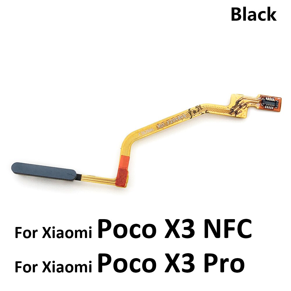 probado para Xiaomi Poco X3 NFC X3 Pro M4 Pro 4G 5G Sensor de huellas dactilares escáner Touch ID conectar placa base botón de inicio Flex