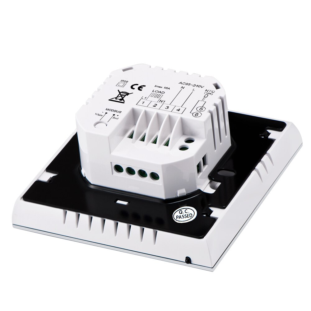 Home Programmable Thermostat for Water Heating System Smart Touchscreen Heat Only Thermostat for Water Recirculating System