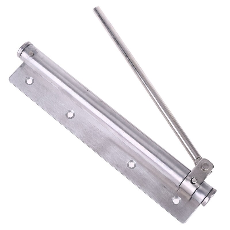 Single Spring Strength Adjustable Stainless Steel Automatic Closing Door Closer for Home Bedroom Wooden/Metal Door