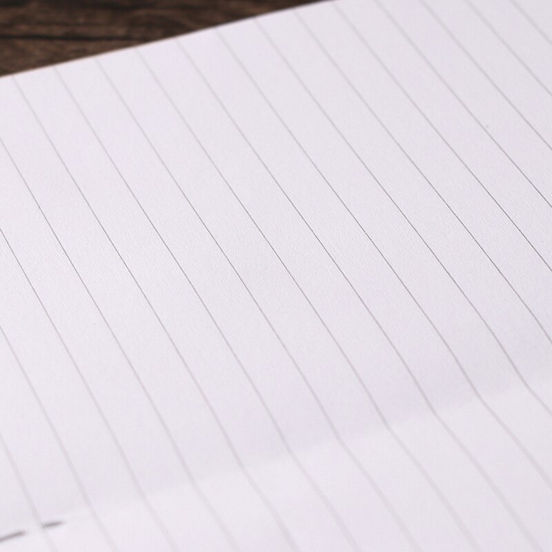 10books/pack Simple Retro Notebook blank&amp;dot&amp;Transverse line Mini Kraft Paper Notepad for Kids Student: Transverse line