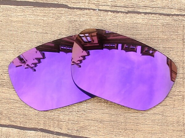 Vonxyz 20+ Color Choices Polarized Replacement Lenses for-Oakley Style Switch Frame: Violet Mirror