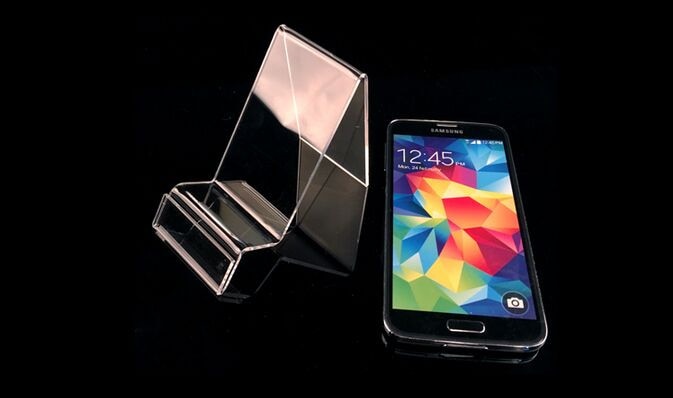 5pcs Mobile cell phone display stand rack Clear Acrylic phone case shoes/ Action doll holder jewelry bracket