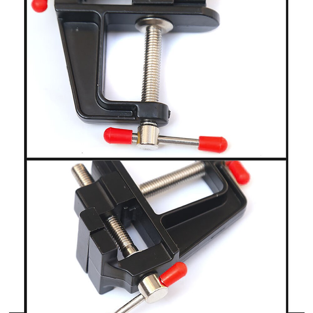 OMY Mini Tool Vice Aluminum Small Jewelers Hobby Clamp On Table Bench Vise