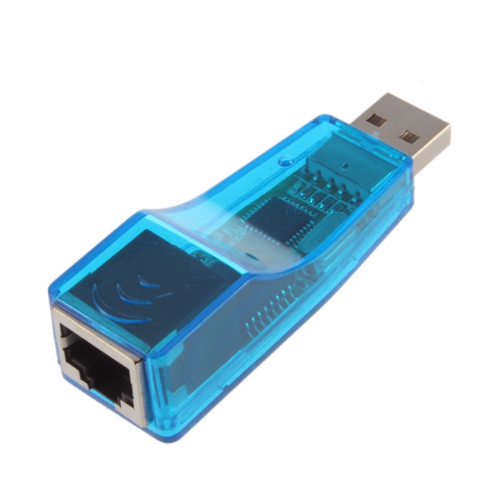 USB 1.1 Zu LAN RJ45 Ethernet 10/100Mbps Netzwerk Karte Adapter Für Sieg7 Sieg8 für Android für Tablette PC blau auf Lagerbier!