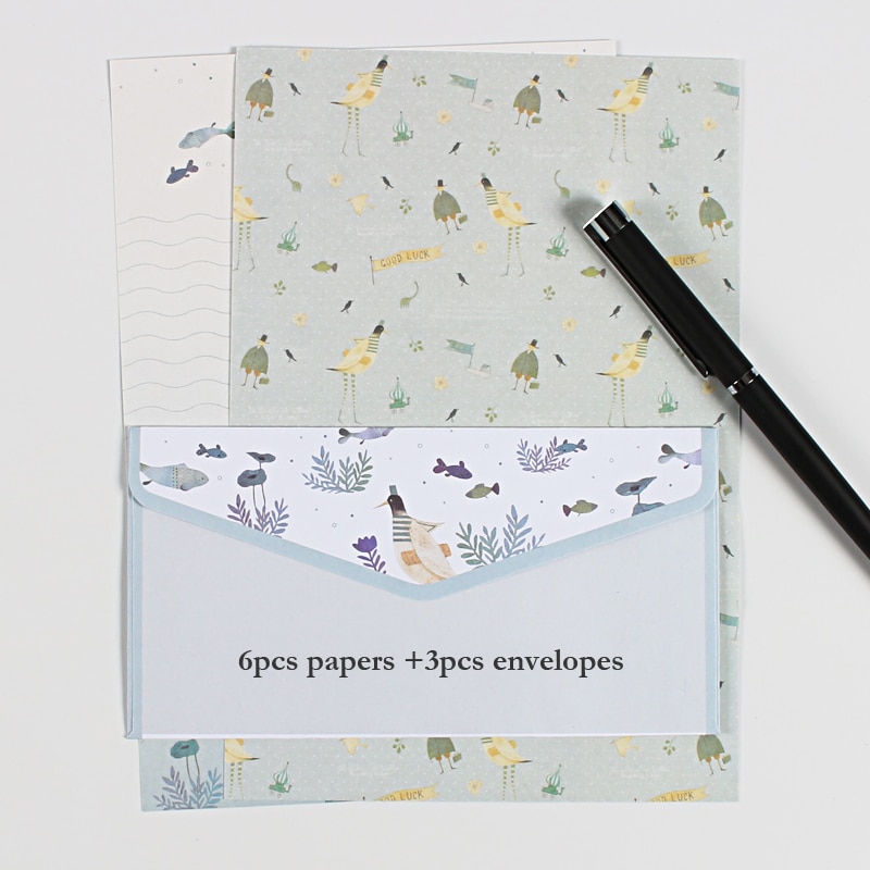 Lote de 9 unidades de sobres tipo sobre de papel para postales, sobres Vintage para invitaciones, pequeños , Mini sobres bonitos para escribir