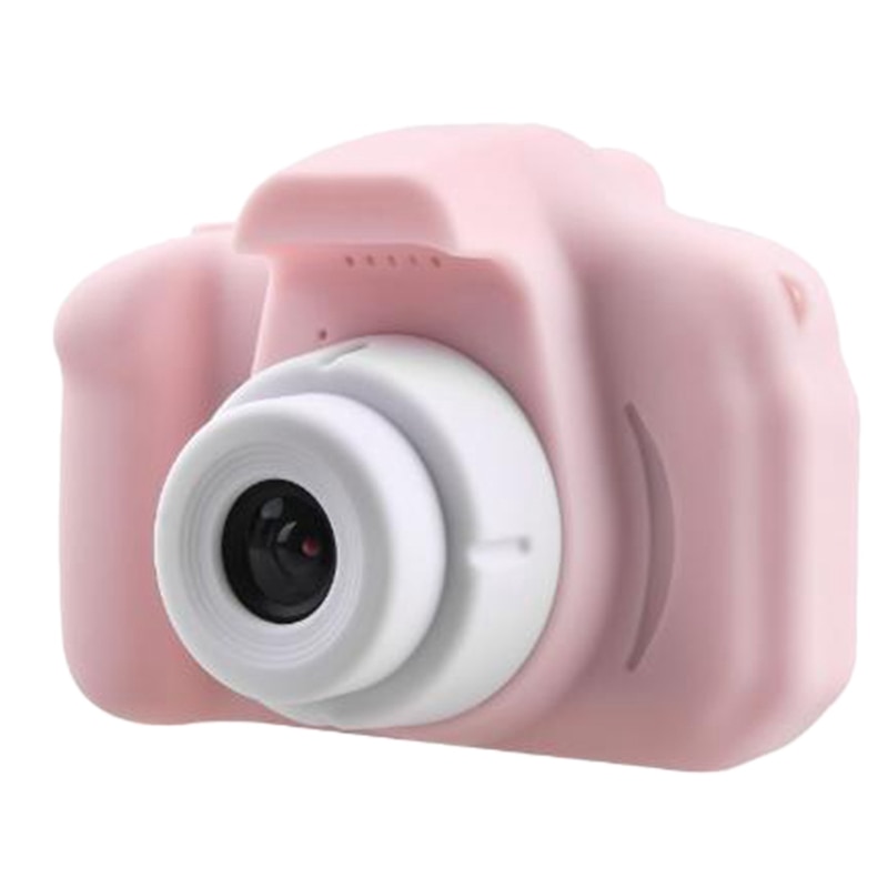 -jouet enfants caméra de mouvement enfants caméra 2 pouces écran Hd enfants caméra dessin animé numérique Mini caméscope vidéo, rose