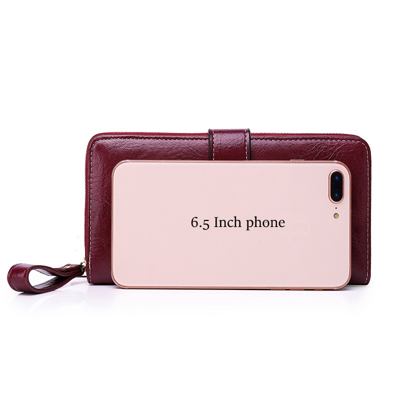 Women PU Leather Wallets Female Long Hasp Purses Multifunctional Clutch Large Capacity Zipper Wallet Phone Purse Card Holder