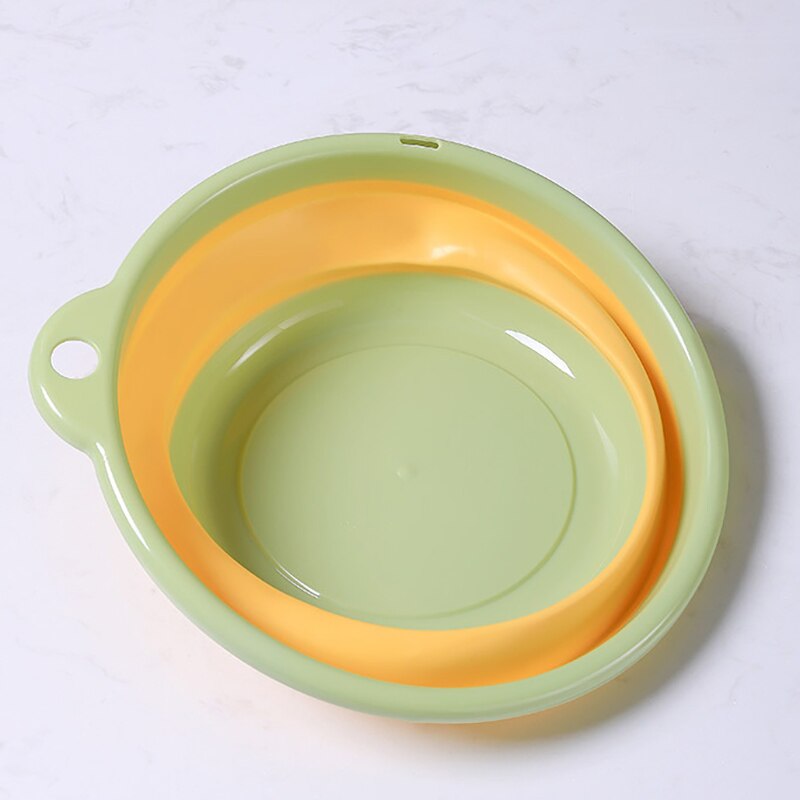 Foldable Washbasin Portable Plastic Basin For Outdoor Travel Multi-functional Vegetable Washing Basin Laundry Tub For Bathroom